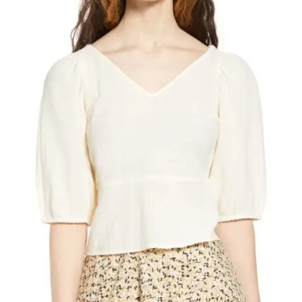 Vero Moda Cream Blouse size small